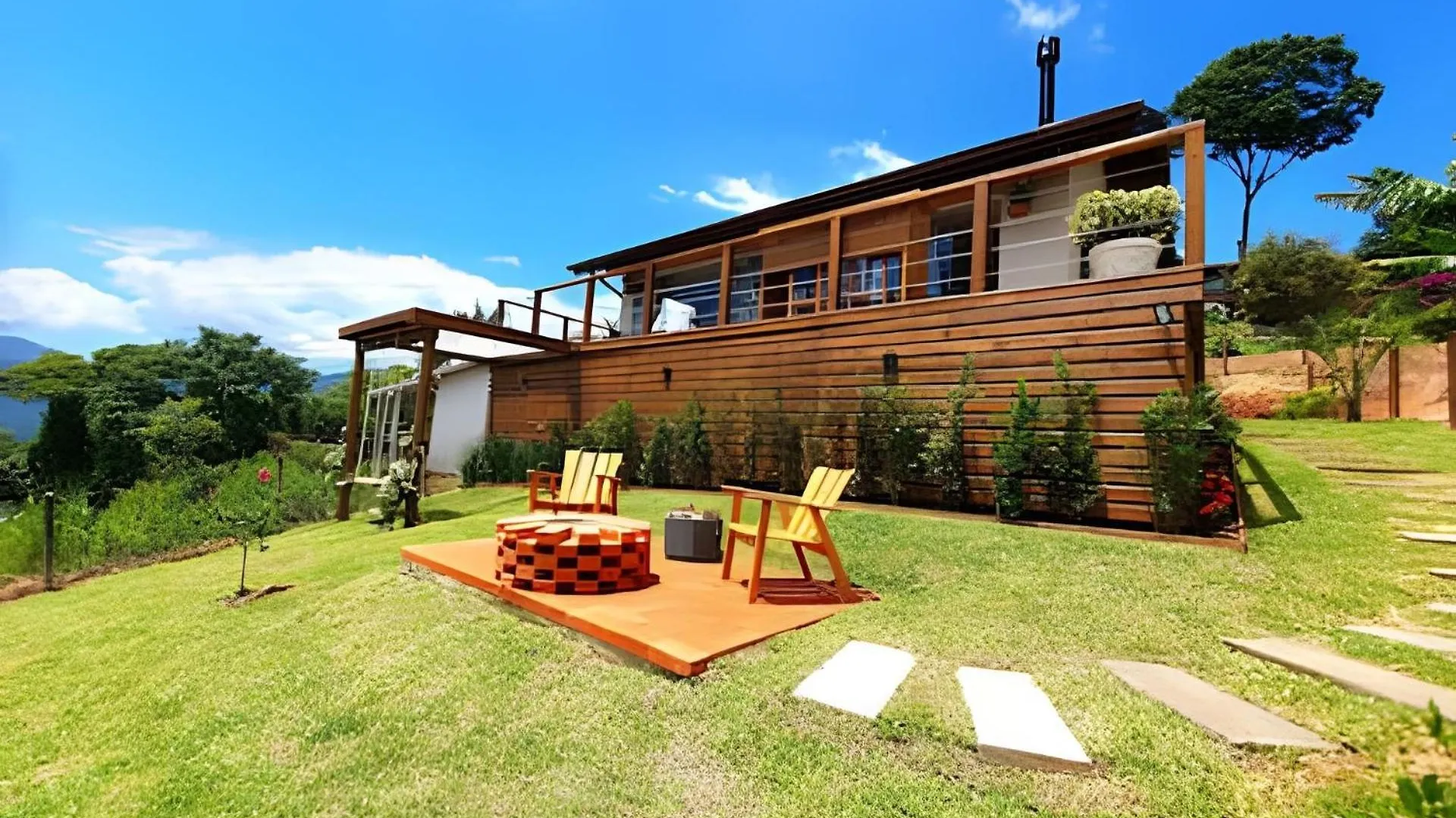 Recanto Por Do Sol Com Banheira E Lareira Santo Amaro da Imperatriz Apartmán