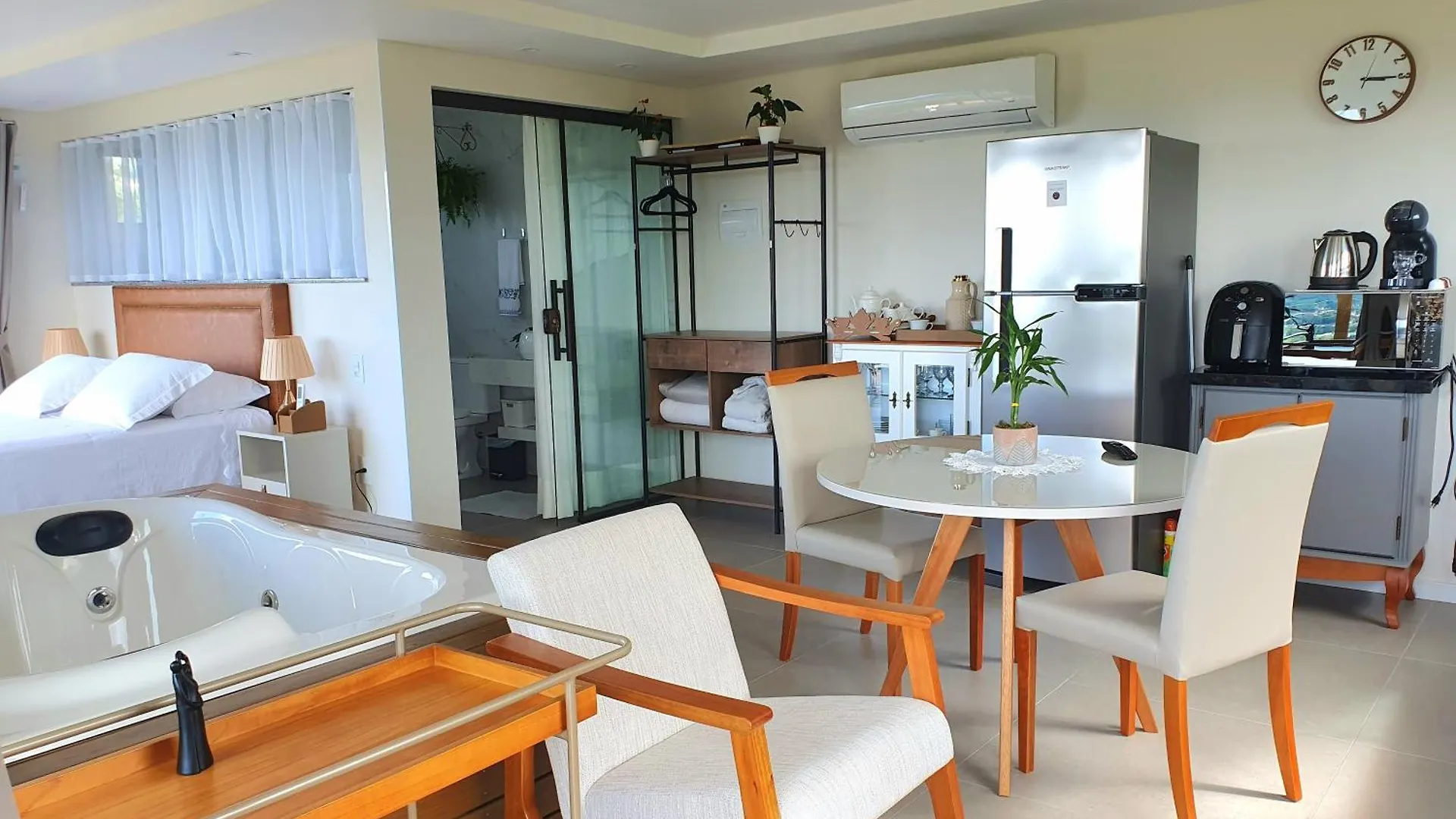 Apartmán Recanto Por Do Sol Com Banheira E Lareira Santo Amaro da Imperatriz